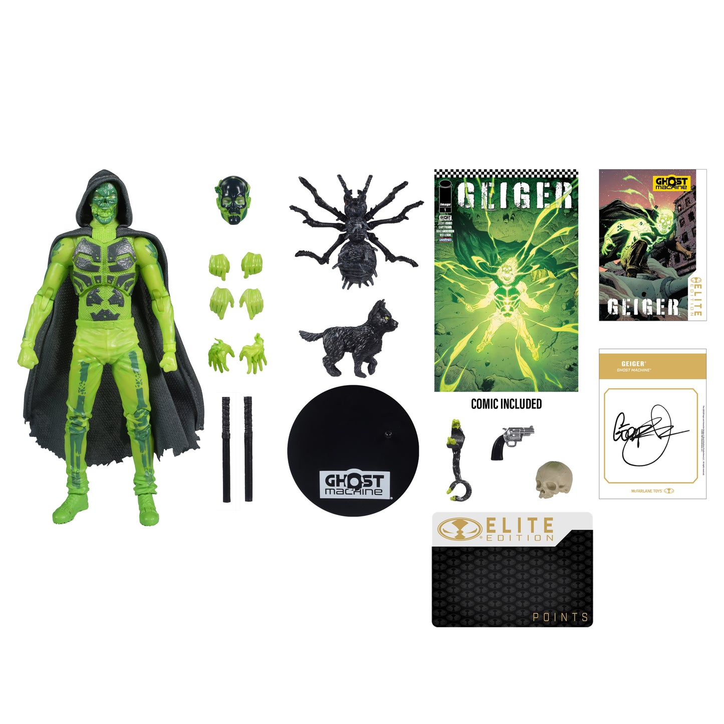 PRE-ORDER McFarlane Ghost Machine Elite Edition 7 Inch Action Figure - Geiger