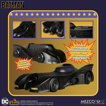 DC Batman (1989) 5 Points Deluxe Vehicle - Batmobile