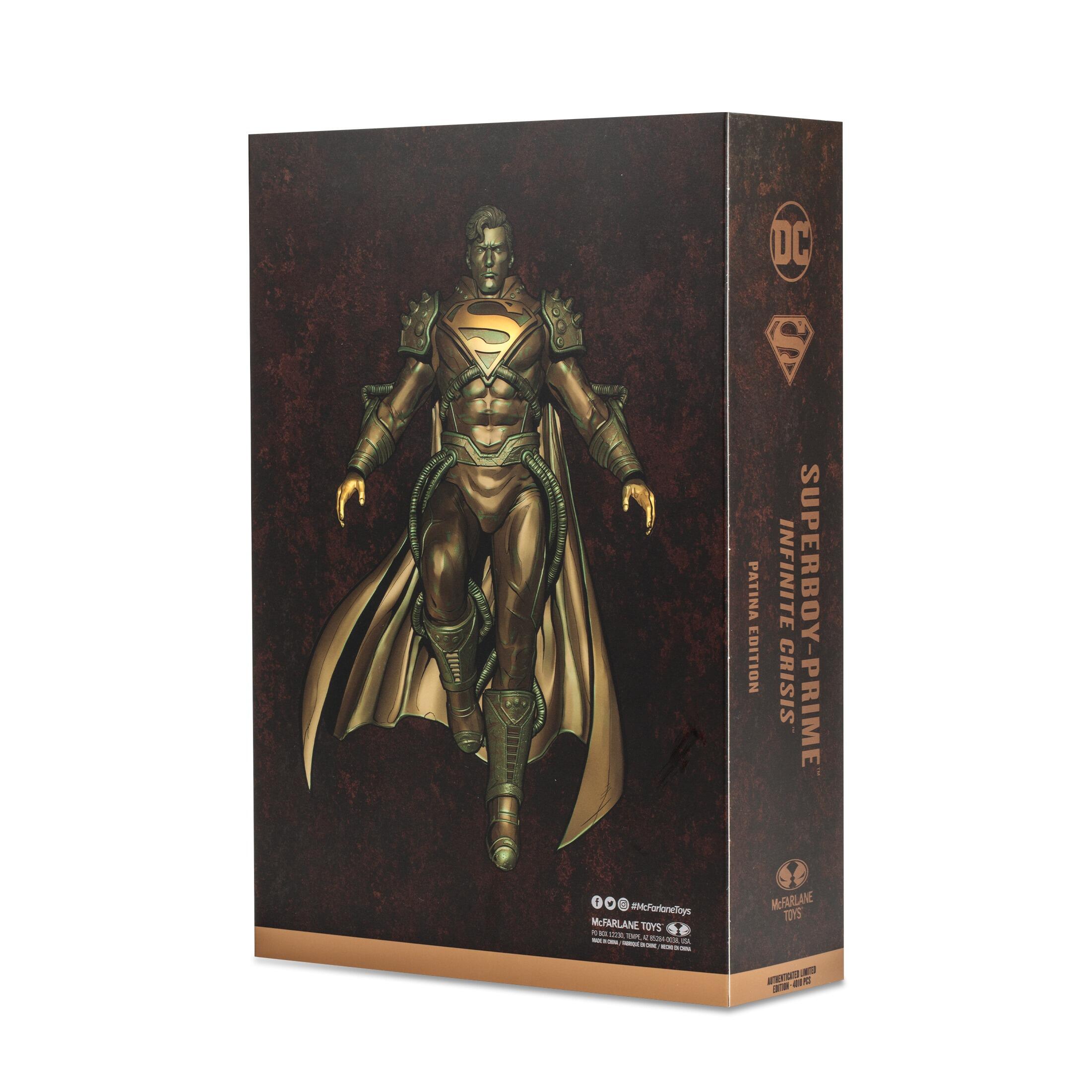 マクファーレン 限定品Superboy-Prime Patina Ed DC Multiverse 7 Inch Action Figure - Superboy Prime (Patina) (Gold