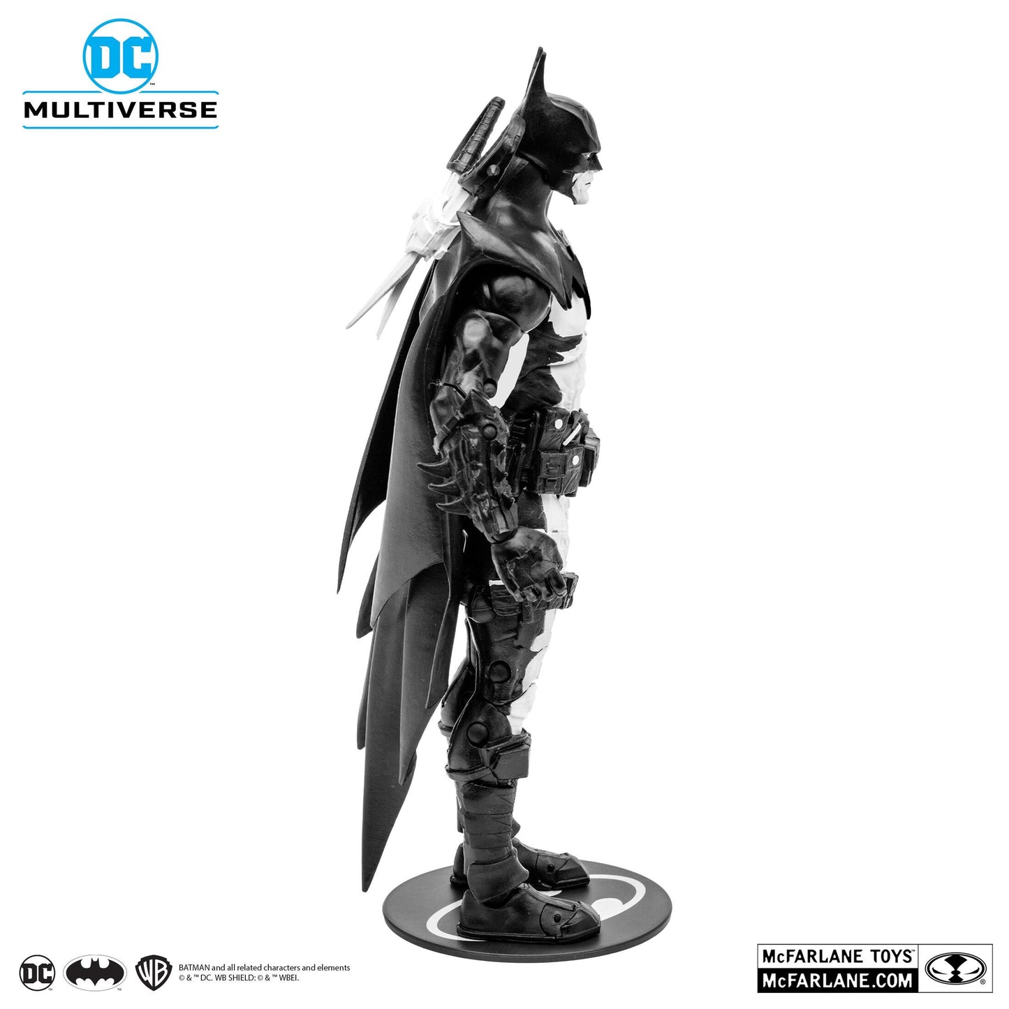 DC Multiverse 7 Inch Action Figure - Batman by Todd McFarlane (Line Art) (Gold Label)