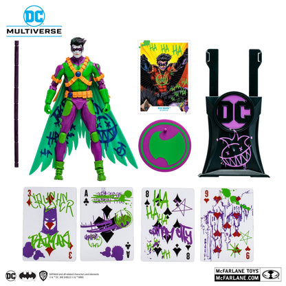 DC Multiverse 7 Inch Action Figure - Red Robin New 52 (Jokerised) (Gold Label)