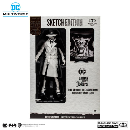 DC Multiverse 7 Inch Action Figure - The Joker: The Comedian (Batman: Three Jokers) (Line Art) (Gold Label)