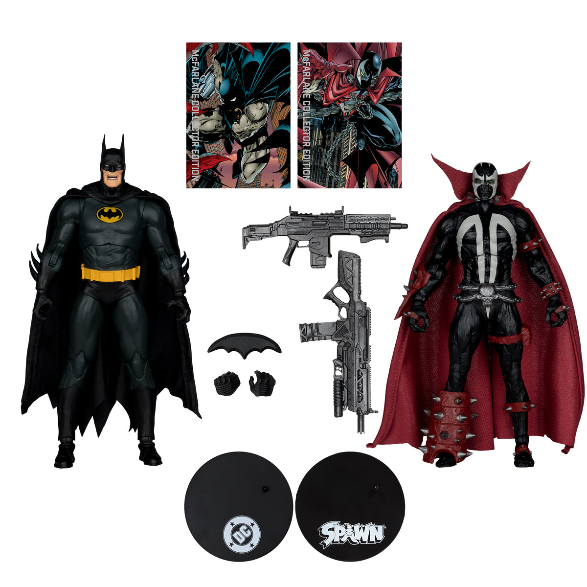 PRE-ORDER McFarlane DC Collectors Edition 7 Inch Action Figure 2 pack - Batman & Spawn (Gold Label)