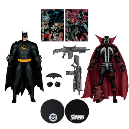 PRE-ORDER McFarlane DC Collectors Edition 7 Inch Action Figure 2 pack - Batman & Spawn (Gold Label)