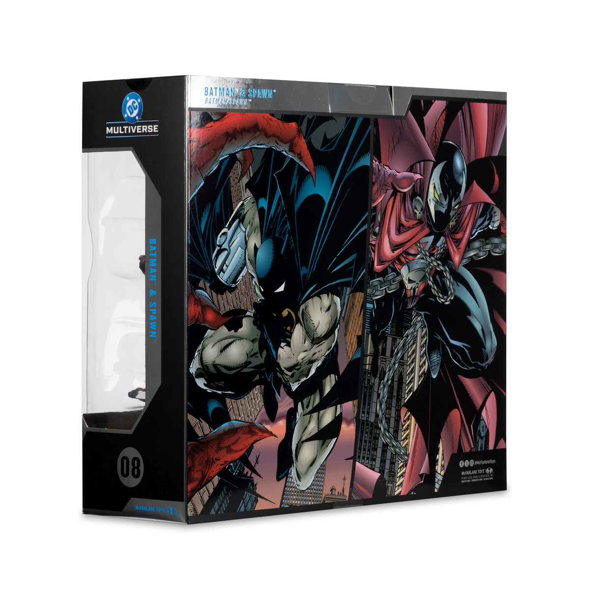 PRE-ORDER McFarlane DC Collectors Edition 7 Inch Action Figure 2 pack - Batman & Spawn (Gold Label)