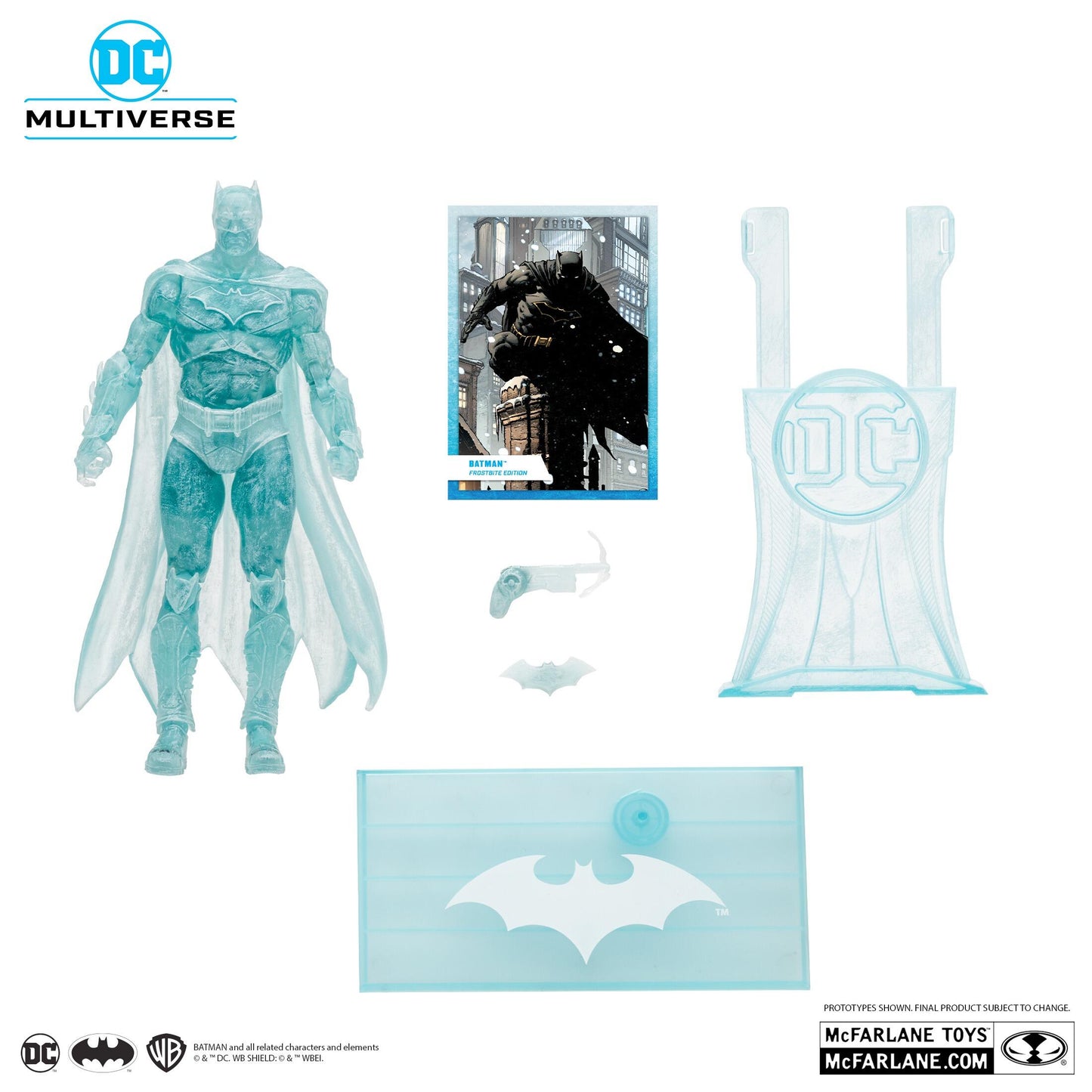 DC Multiverse 7 Inch Action Figure - Batman (Frostbite) (Gold Label)