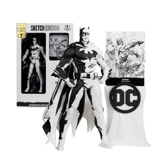 DC Multiverse 7 Inch Action Figure - Batman Hush (Sketch Edition) (Gold Label)
