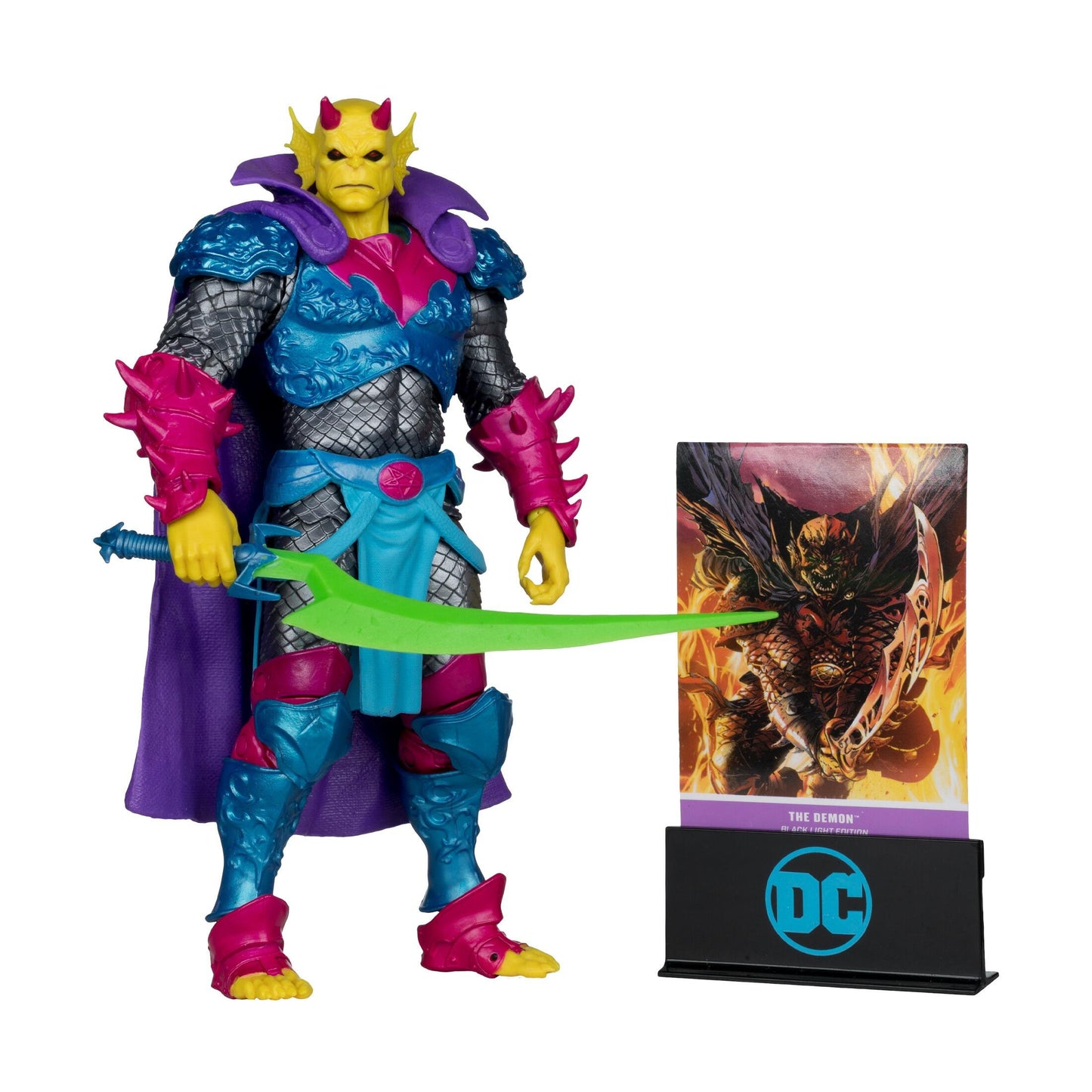 DC Multiverse 7 Inch Action Figure - The Demon (Black Light) (Gold Label)