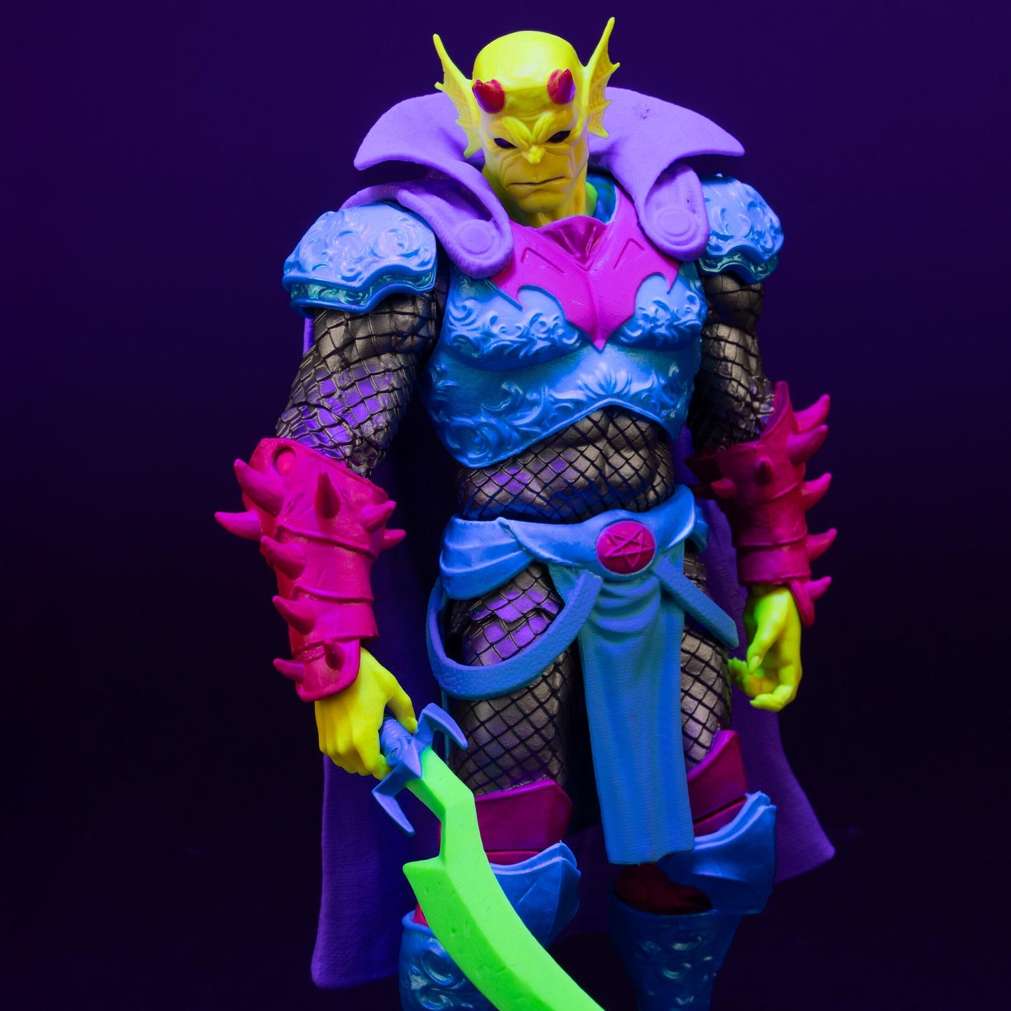 DC Multiverse 7 Inch Action Figure - The Demon (Black Light) (Gold Label)