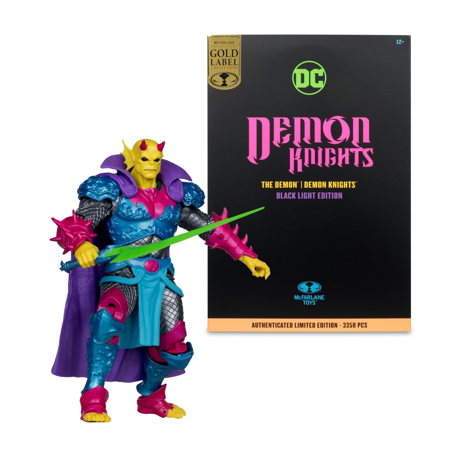 DC Multiverse 7 Inch Action Figure - The Demon (Black Light) (Gold Label)