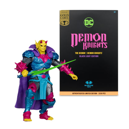 DC Multiverse 7 Inch Action Figure - The Demon (Black Light) (Gold Label)