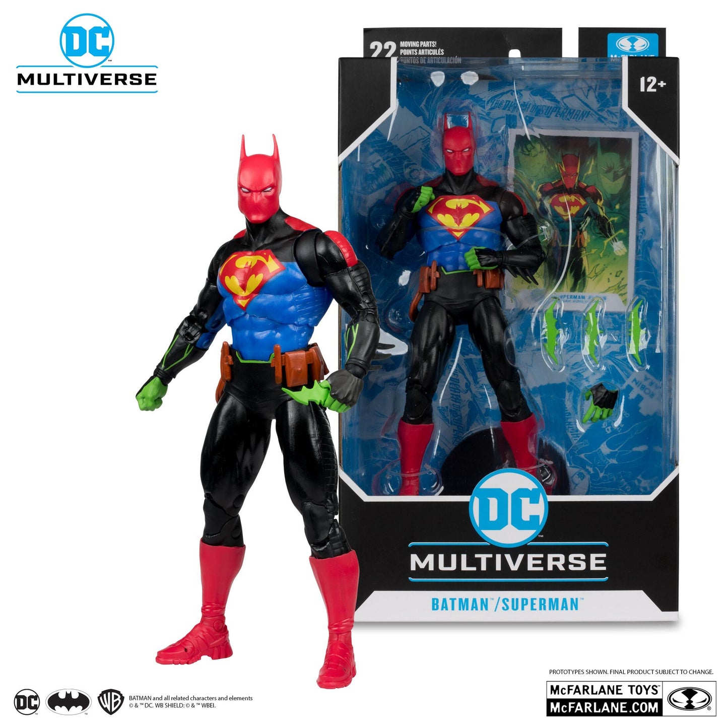 DC Multiverse Batman/Superman: World’s Finest 7 Inch Action Figure - Batman/ Superman