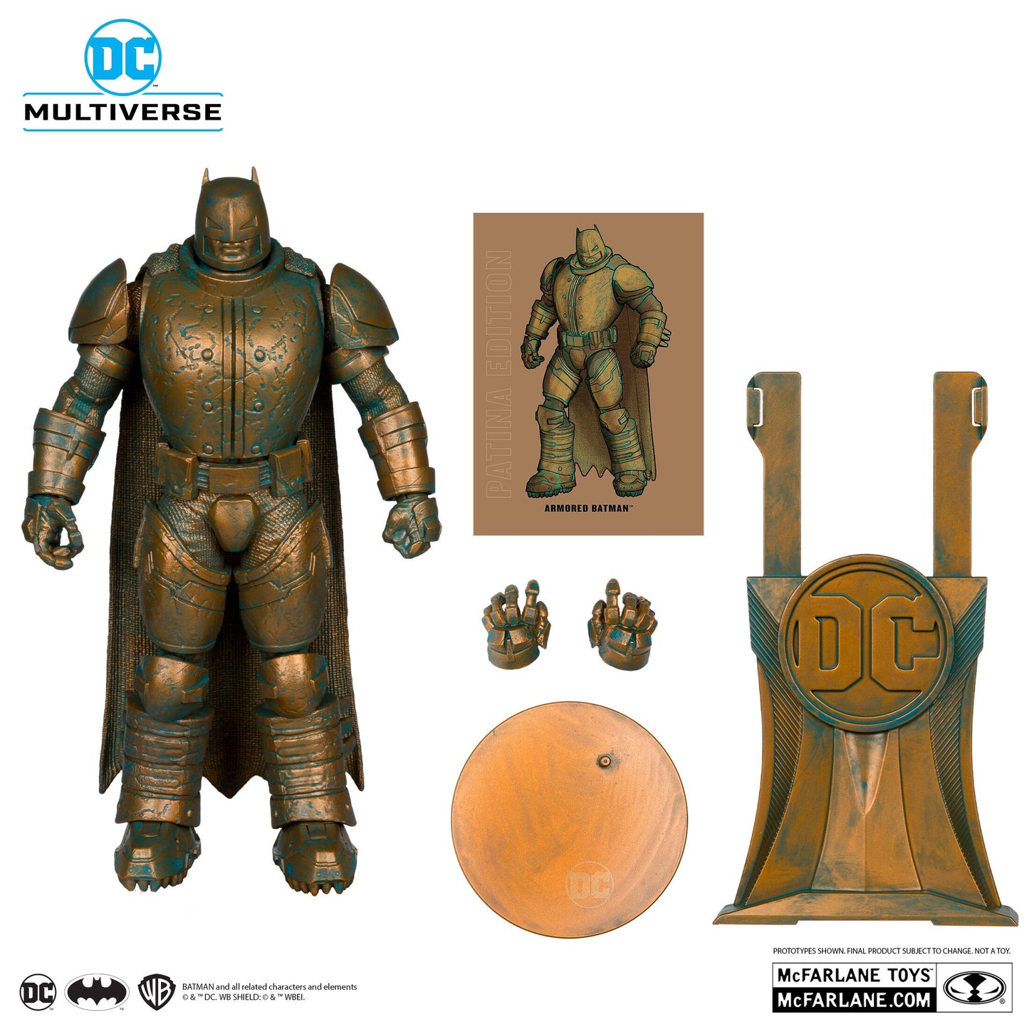 DC Multiverse 7 Inch Action Figure - Armoured Batman (Patina) (Gold Label)