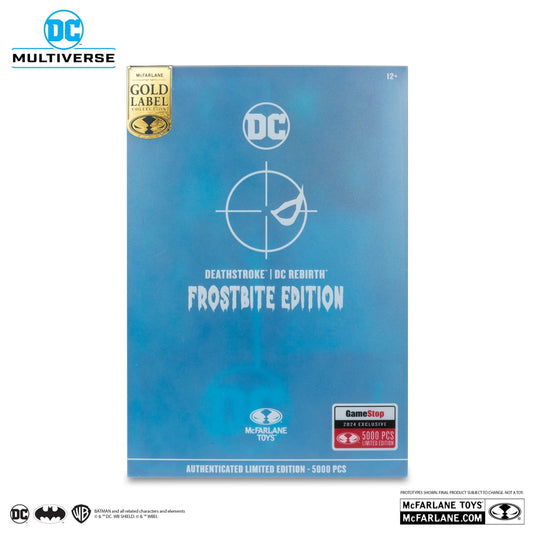 DC Rebirth 7 Inch Action Figure - Deathstroke (Frostbite) (Gold Label)