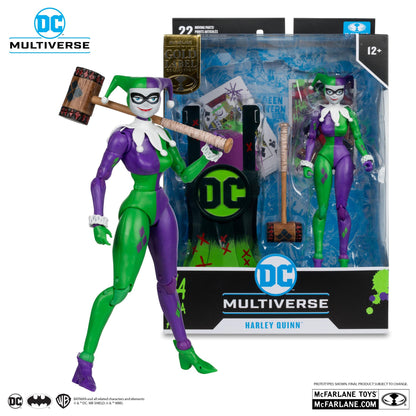 DC Multiverse 7 Inch Action Figure - Harley Quinn (Jokerised) (Gold Label)
