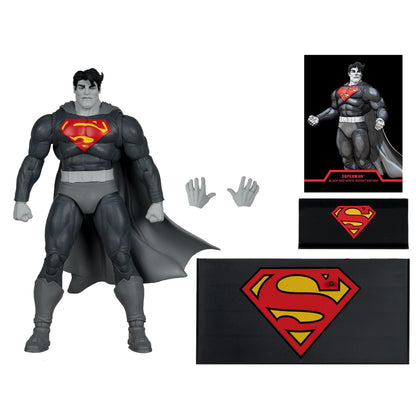 DC Multiverse 7 Inch Action Figure - Superman (The Dark Knight Returns) (Black & White Accent)