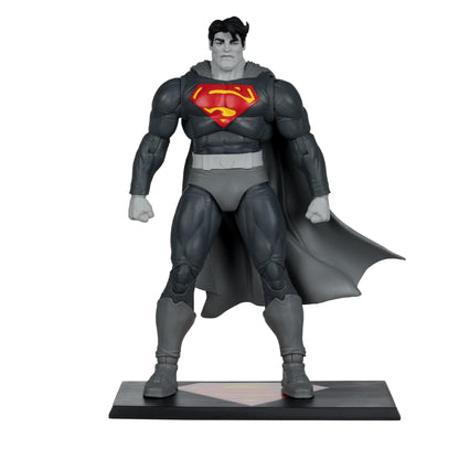 DC Multiverse 7 Inch Action Figure - Superman (The Dark Knight Returns) (Black & White Accent)