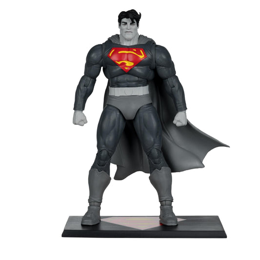 DC Multiverse 7 Inch Action Figure - Superman (The Dark Knight Returns) (Black & White Accent)