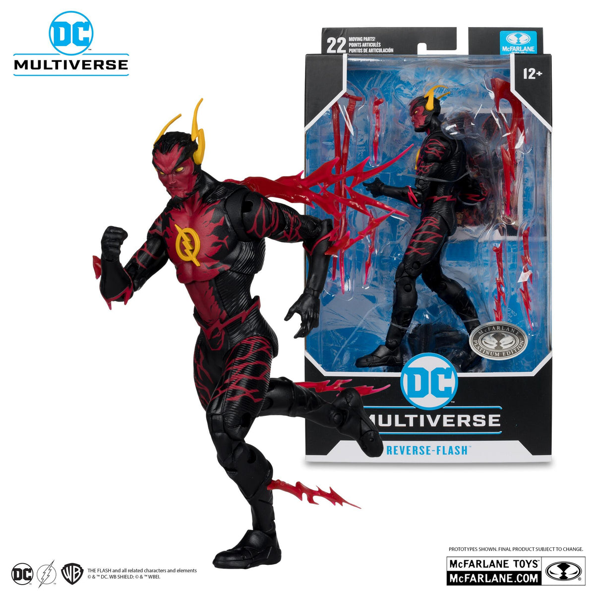 DC Multiverse 7 Inch Action Figure - Reverse Flash (Platinum Edition)