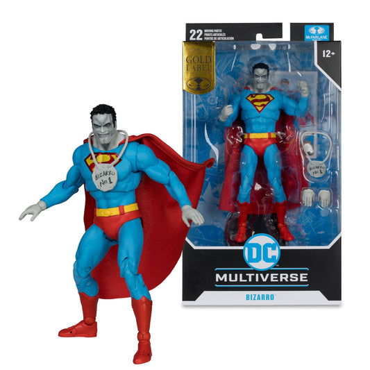 DC Multiverse 7 Inch Action Figure - Classic Bizarro (Gold Label)