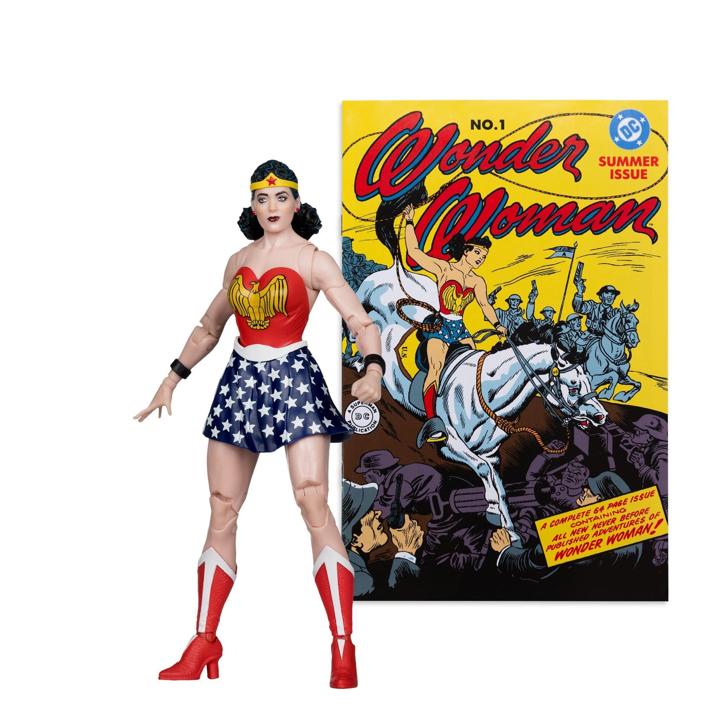 DC Direct 7 Inch Action Figure w/ Comic Wave 9 - Wonder Woman (Wonder Woman #1)