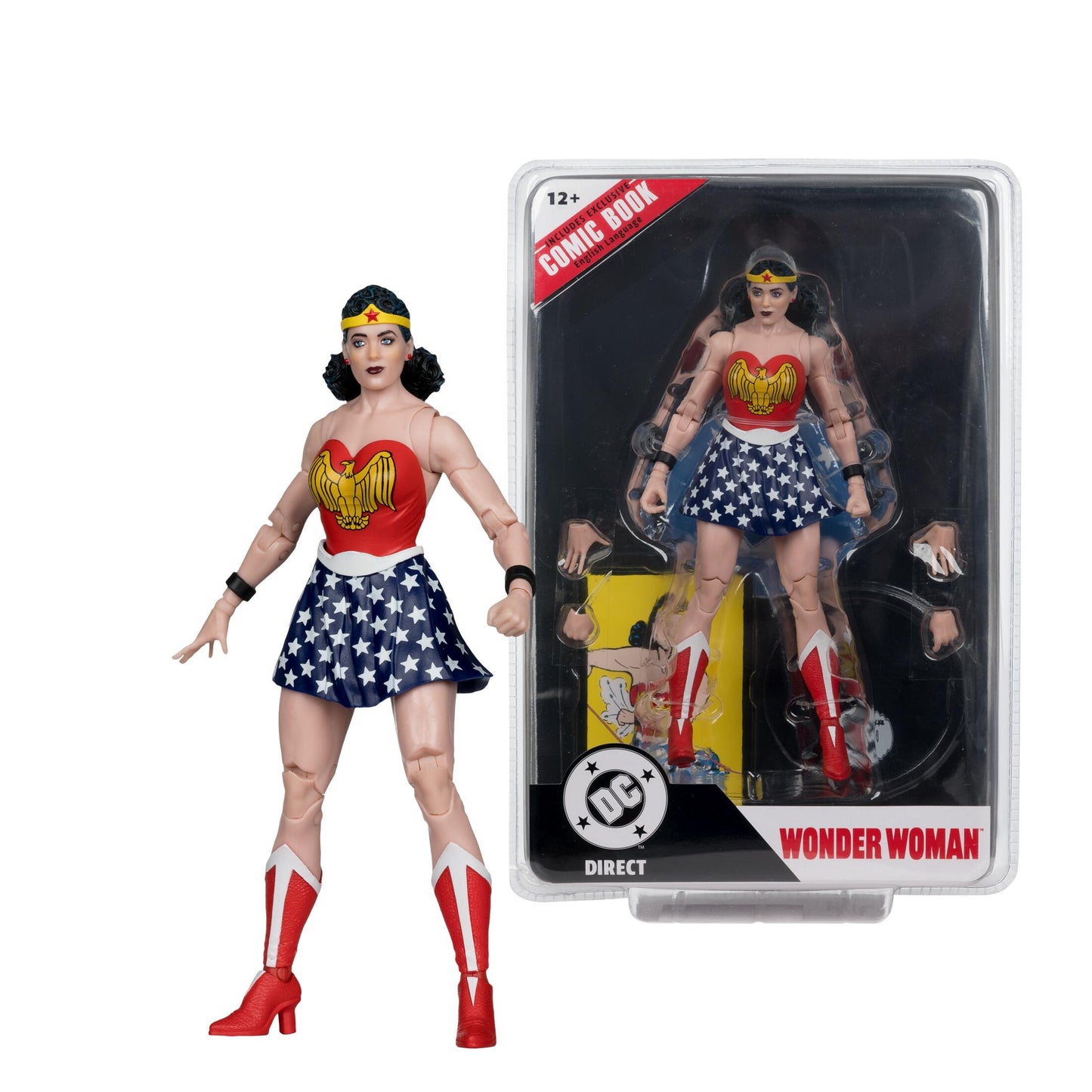 DC Direct 7 Inch Action Figure w/ Comic Wave 9 - Wonder Woman (Wonder Woman #1)