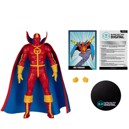 DC McFarlane Digital 7 Inch Action Figure Wave 6 - Red Tornado (Bronze Age)