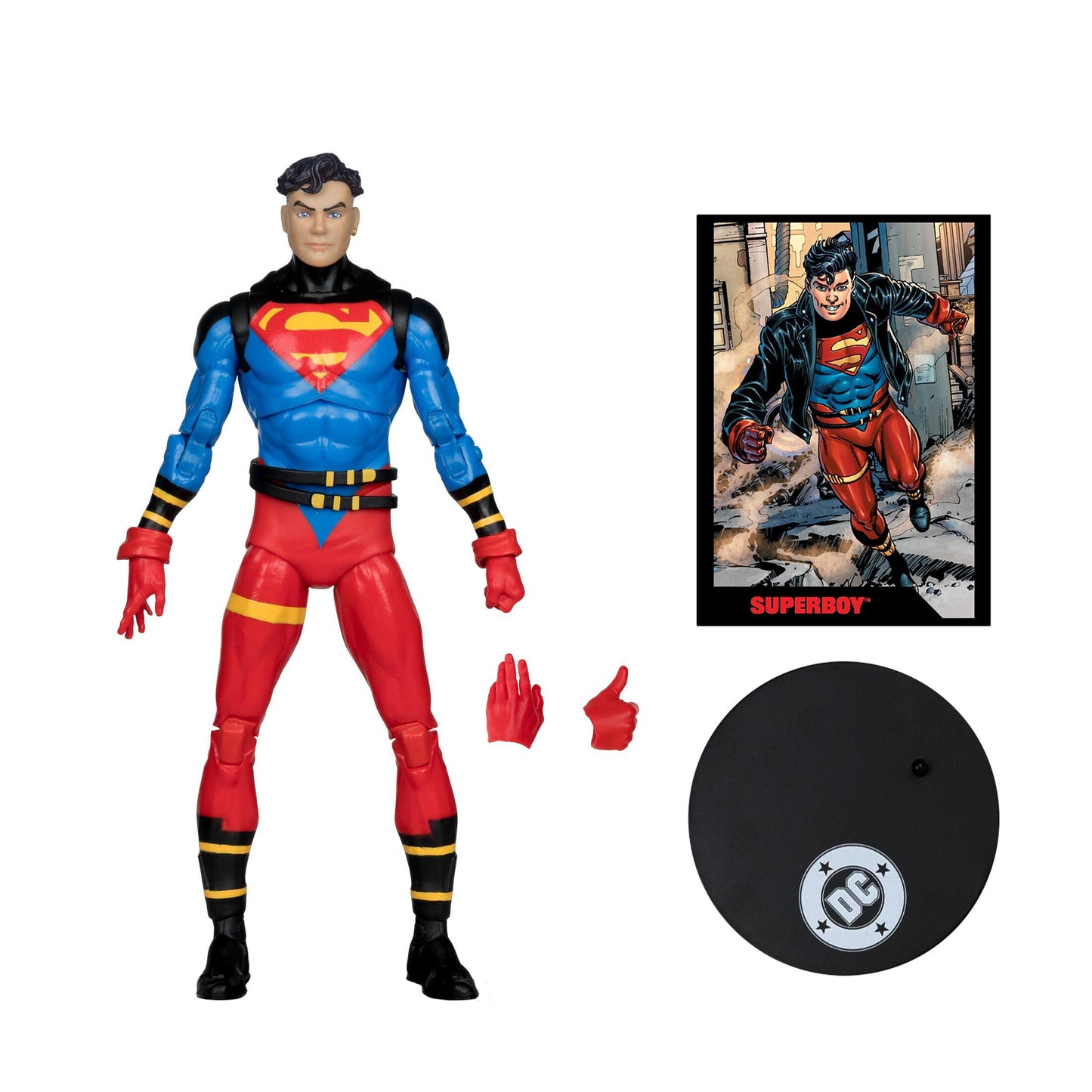 DC Direct 7 Inch Action Figure w/ Comic Wave 9 - Superboy (Superboy #1)