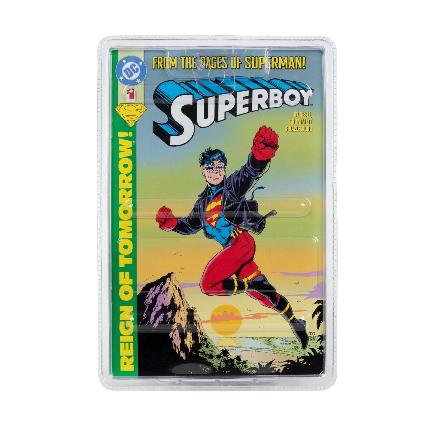 DC Direct 7 Inch Action Figure w/ Comic Wave 9 - Superboy (Superboy #1)