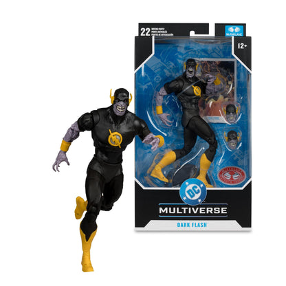 DC Multiverse 7 Inch Action Figure - Dark Flash (Red Platinum)