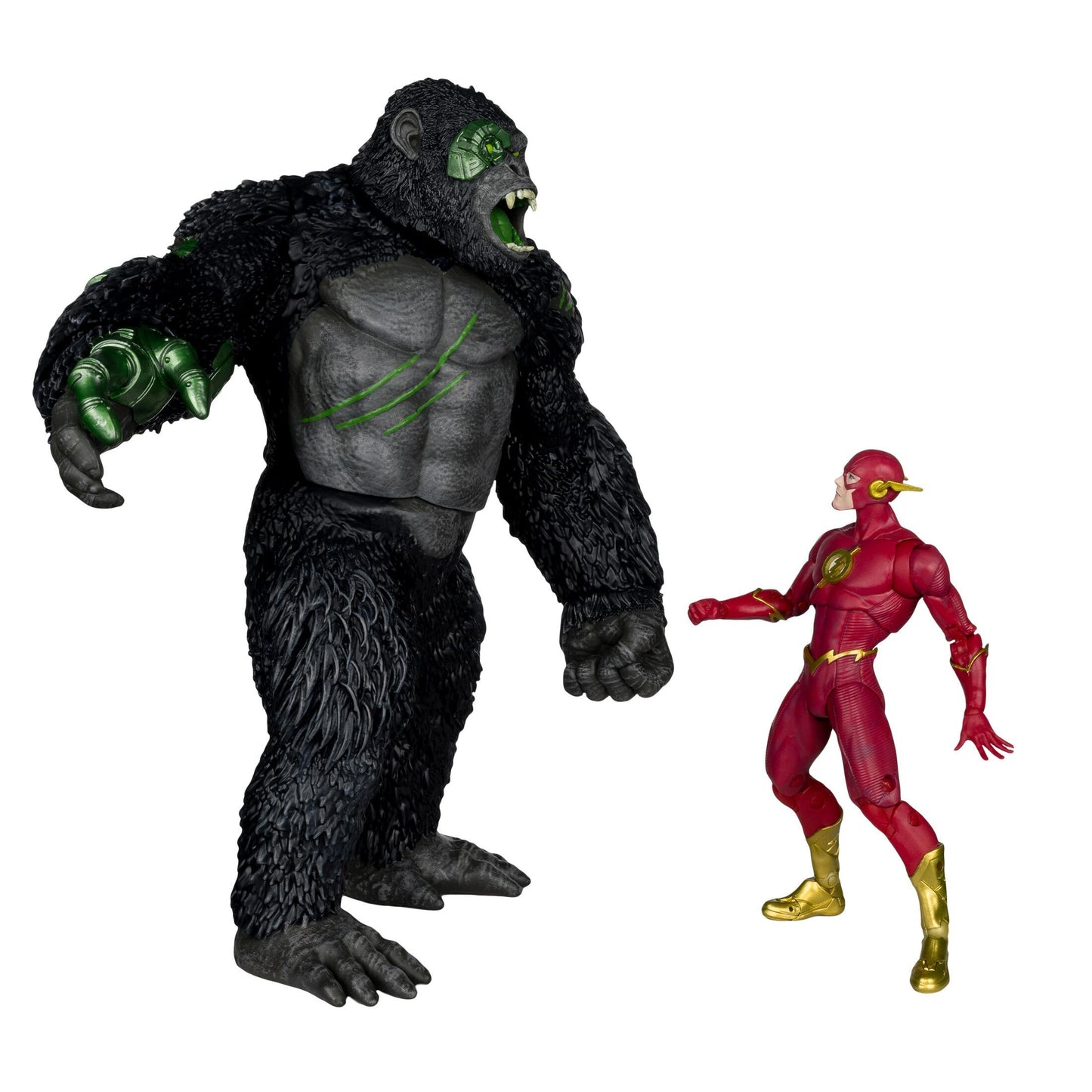 DC Multiverse 7 Inch w/ Megafig Action Figure 2-pack - Titano Vs The Flash