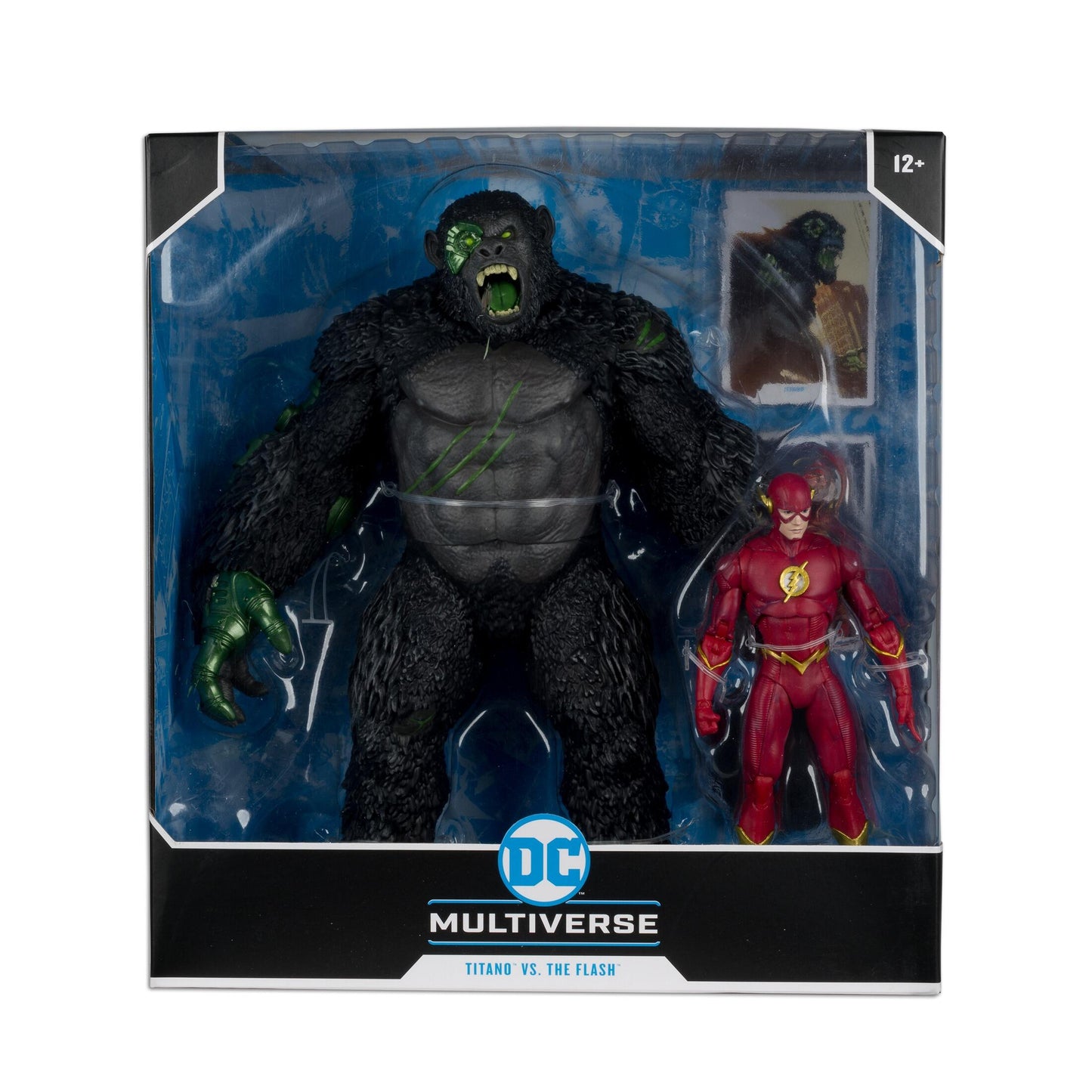 DC Multiverse 7 Inch w/ Megafig Action Figure 2-pack - Titano Vs The Flash