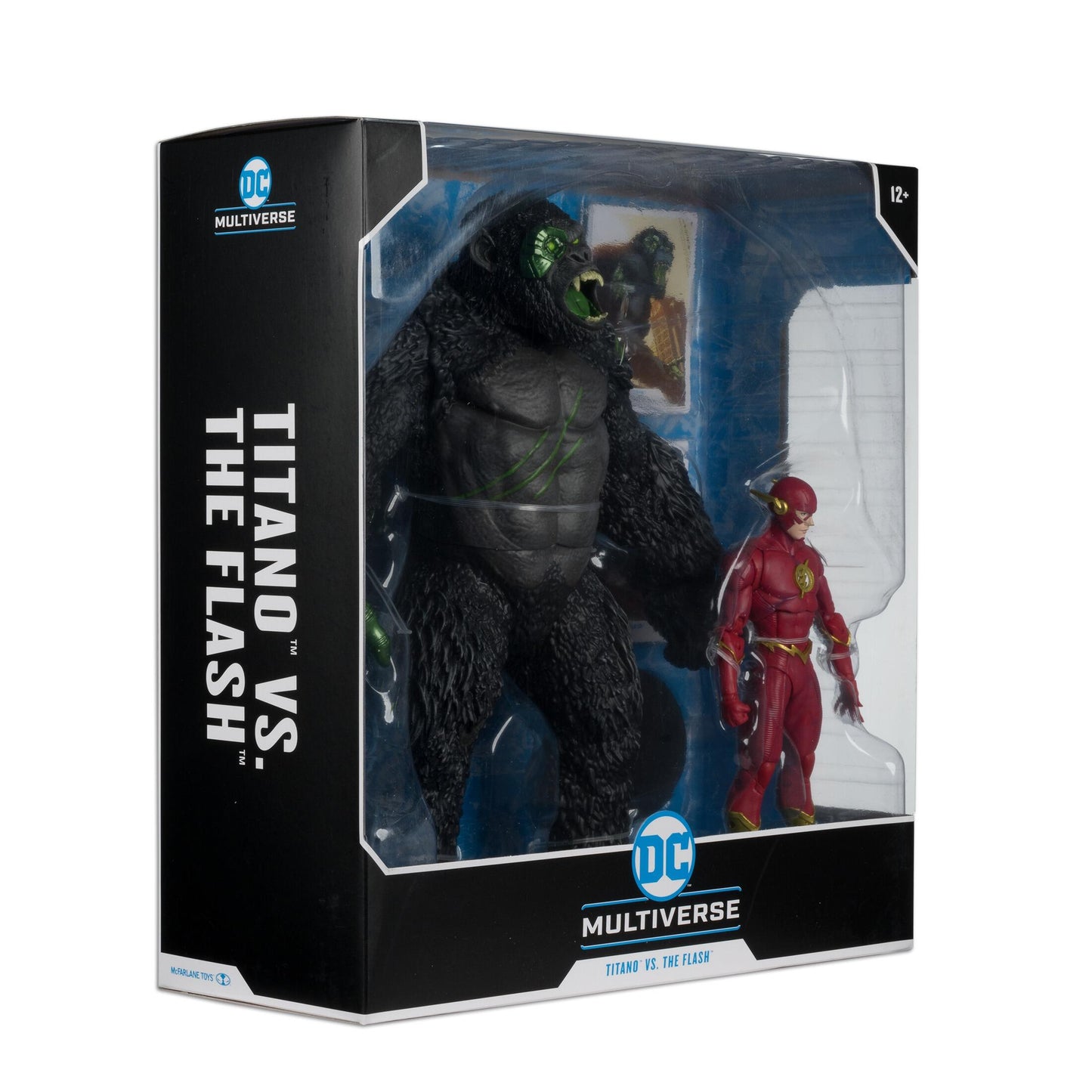 DC Multiverse 7 Inch w/ Megafig Action Figure 2-pack - Titano Vs The Flash