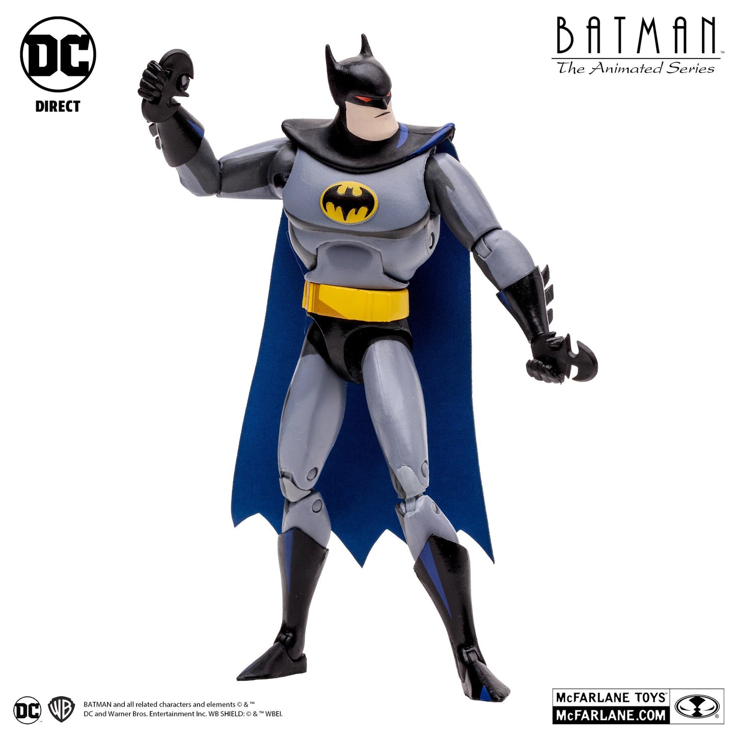 DC Direct: Batman The Animated Series 6inch Action Figure Build-A Wave 2 - Batman (Blind as a Bat)