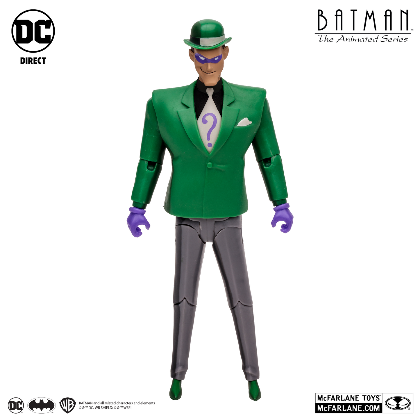 DC Direct: Batman The Animated Series 6inch Action Figure Build-A Wave 2 - The Riddler
