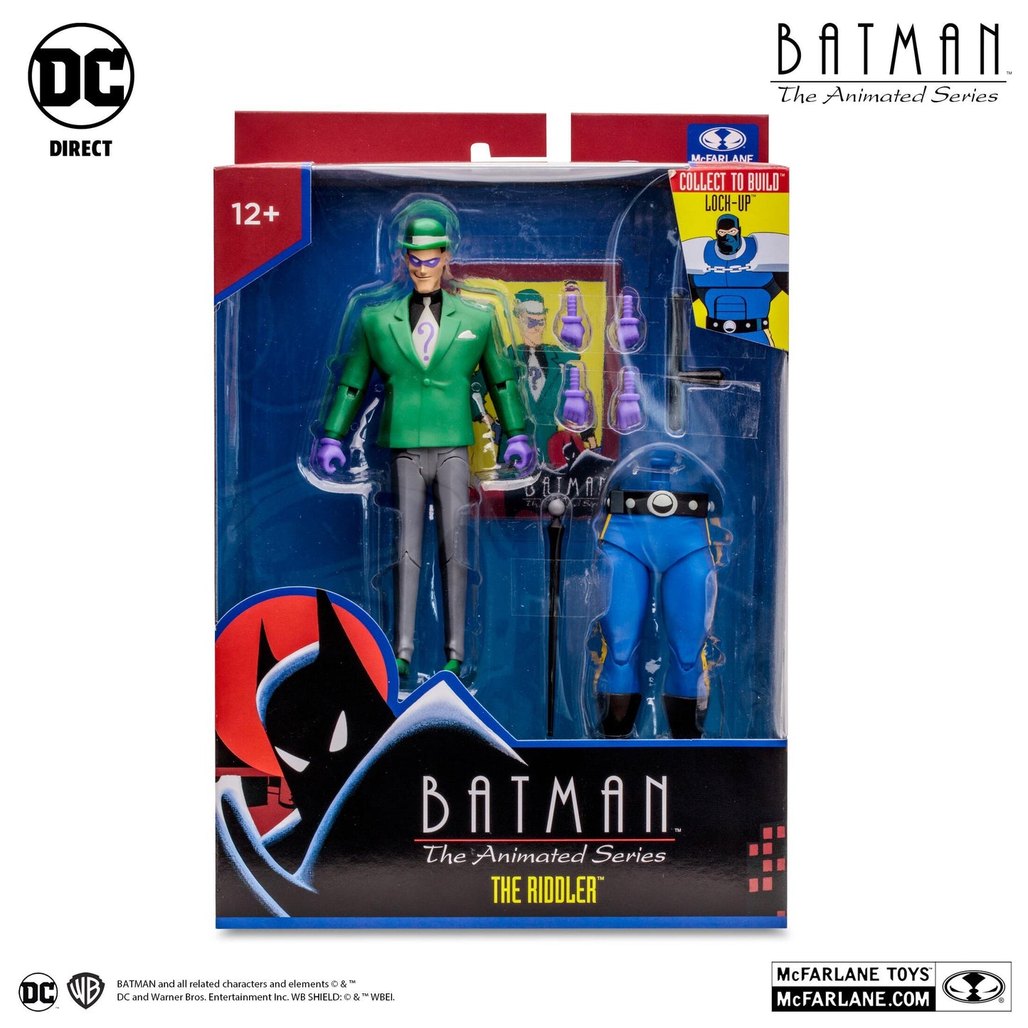 DC Direct: Batman The Animated Series 6inch Action Figure Build-A Wave 2 - The Riddler