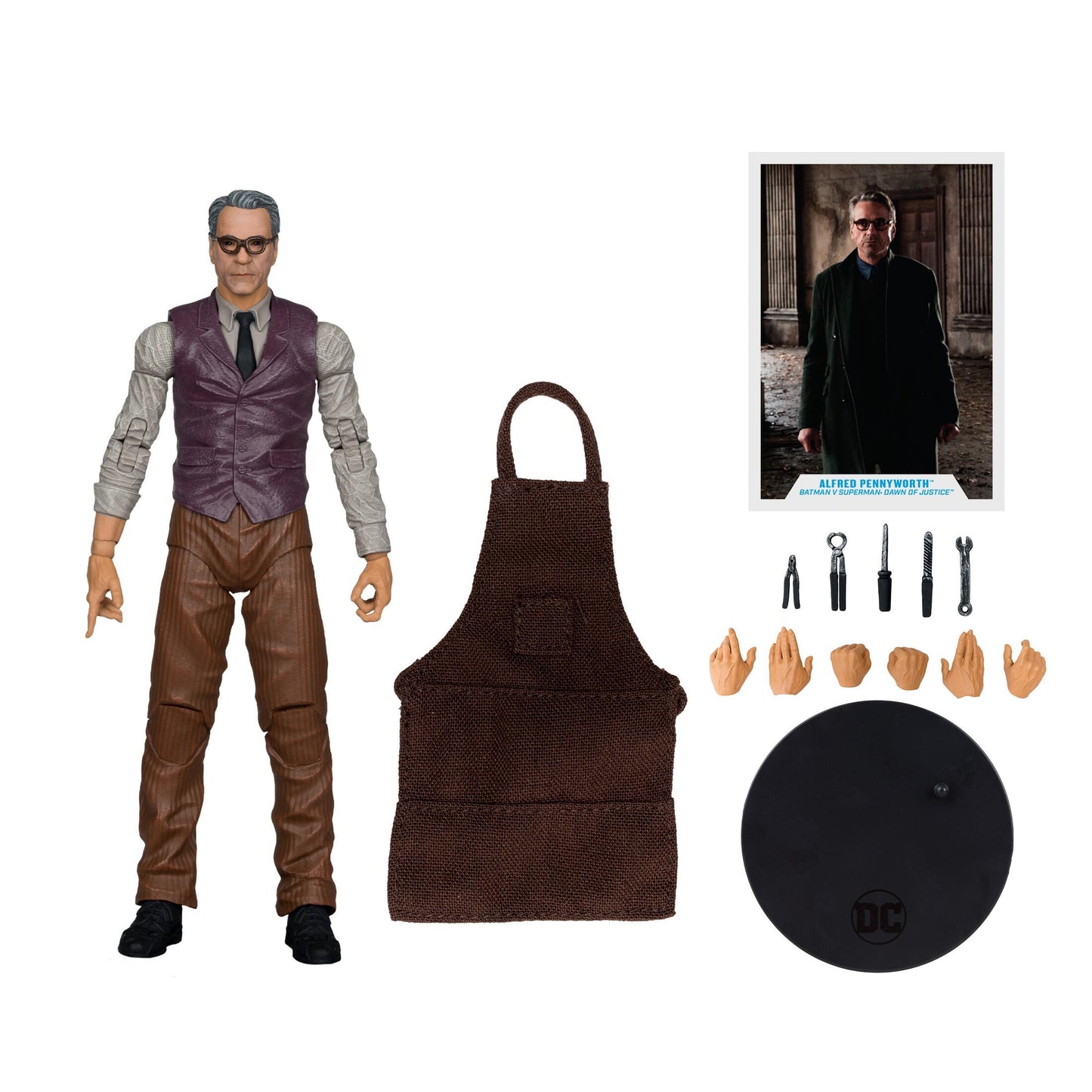 DC Multiverse 7 Inch Action Figure - Alfred Pennyworth (Batman v Superman: Dawn of Justice)
