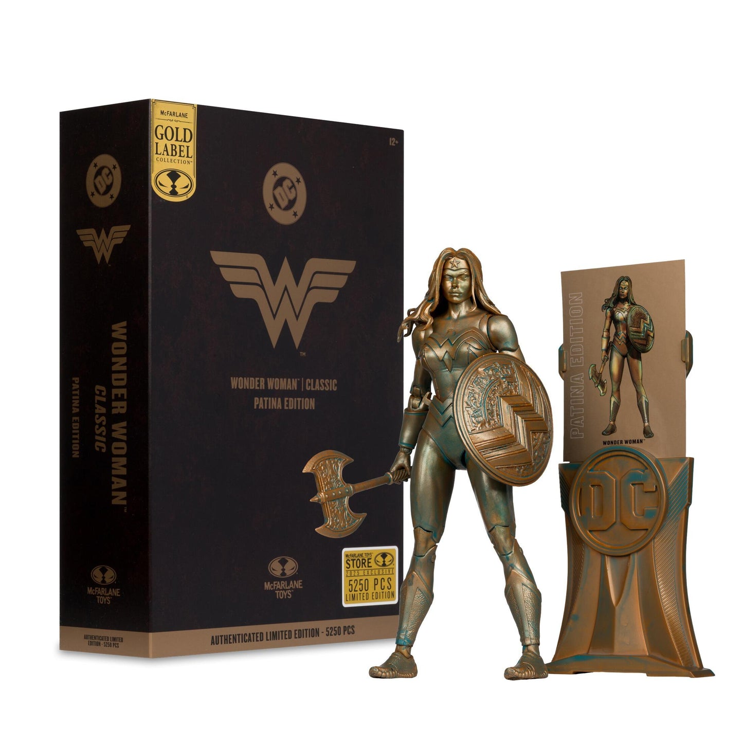 DC Multiverse 7 Inch Action Figure - Wonder Woman (Patina) (Gold Label)