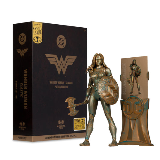 DC Multiverse 7 Inch Action Figure - Wonder Woman (Patina) (Gold Label)