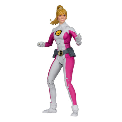 DC Multiverse 7 Inch Scale Action Figure - Saturn Girl (Red Platinum)