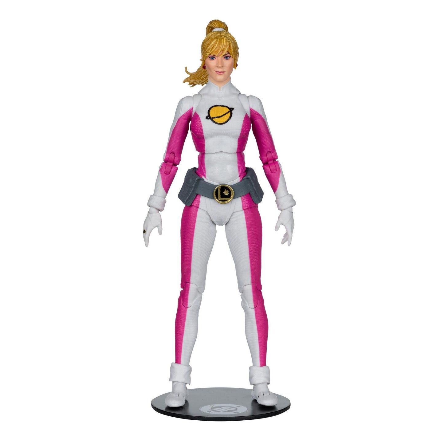 DC Multiverse 7 Inch Scale Action Figure - Saturn Girl (Red Platinum)