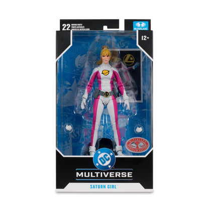 DC Multiverse 7 Inch Scale Action Figure - Saturn Girl (Red Platinum)
