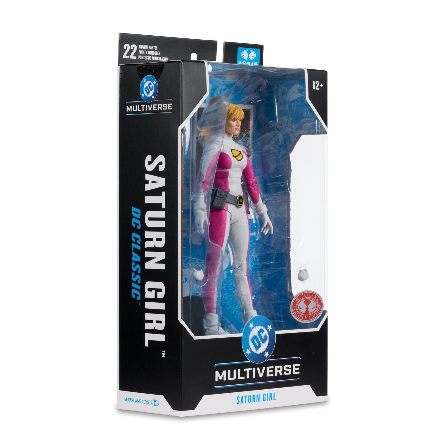 DC Multiverse 7 Inch Scale Action Figure - Saturn Girl (Red Platinum)