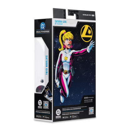 DC Multiverse 7 Inch Scale Action Figure - Saturn Girl (Red Platinum)