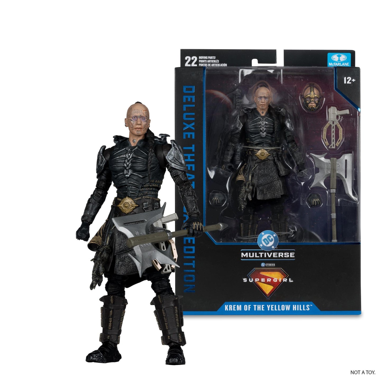 DC Multiverse 7 Inch Deluxe Theatrical Supergirl Movie Action Figure - Krem Of The Yellow Hills