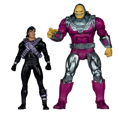 DC Multiverse 7 Inch Scale Action Figure 2-pack With Megafig - Superman Vs Mongul