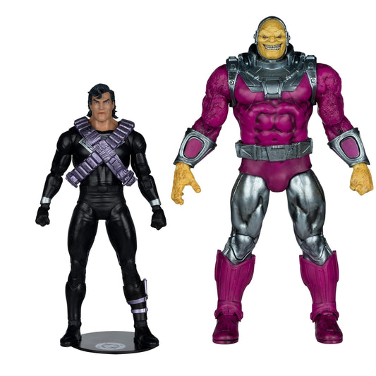 DC Multiverse 7 Inch Scale Action Figure 2-pack With Megafig - Superman Vs Mongul