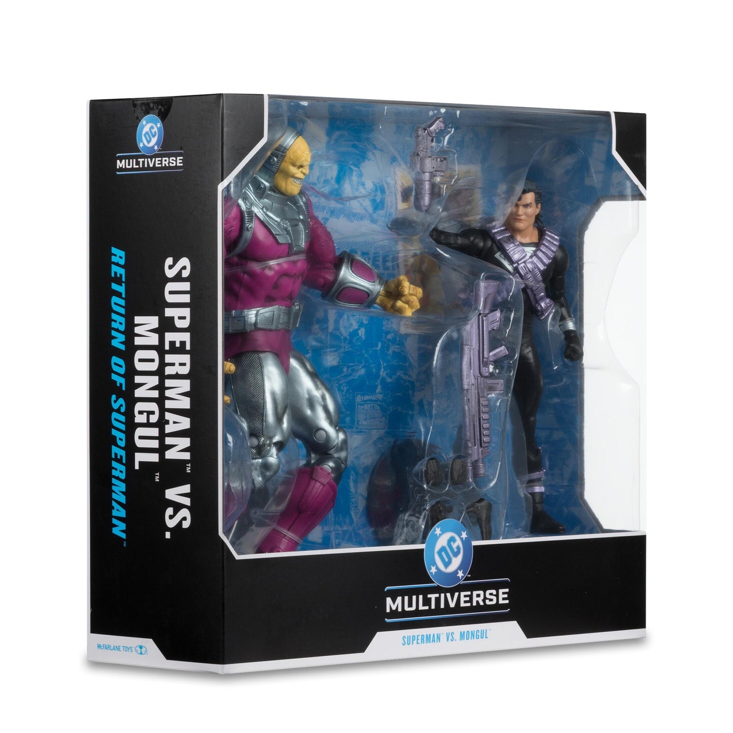 DC Multiverse 7 Inch Scale Action Figure 2-pack With Megafig - Superman Vs Mongul
