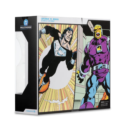 DC Multiverse 7 Inch Scale Action Figure 2-pack With Megafig - Superman Vs Mongul