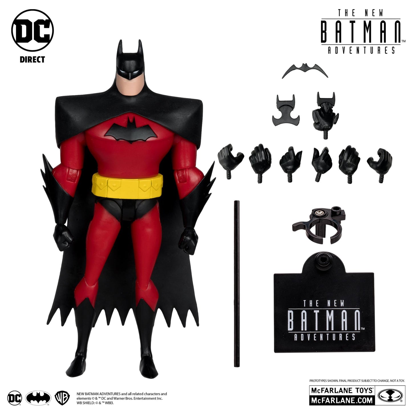 DC Direct: The Batman Adventures 6 Inch Action Figure Wave 5 - Batman (Platinum Edition)